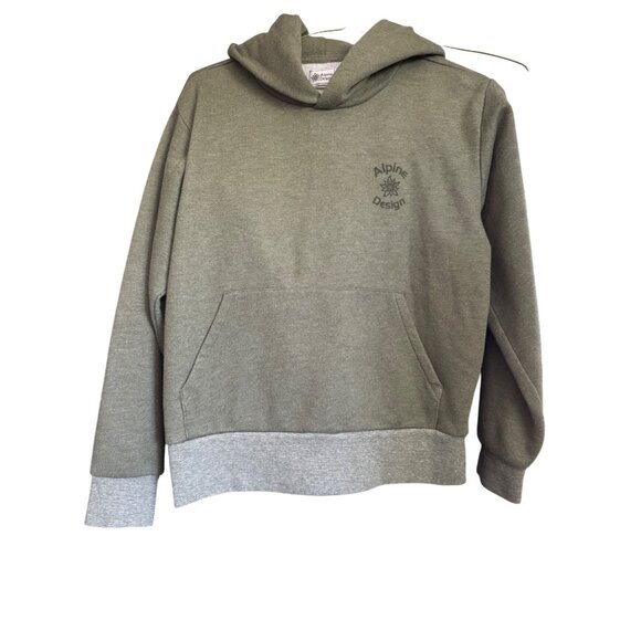 Alpine Design Pullover  Fleece Hoodie Size Small Olive Green Sweatshirt NWOT Poc - Picture 10 of 10